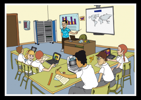 Manejo de los equipos, por aprendices capacitados